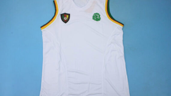 Shirt Front. Cameroon 2002 Away Short-Sleeve Sleeveless Kit