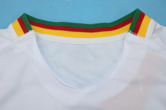 Shirt Collar Front, Cameroon 2002 Away Short-Sleeve Sleeveless Kit