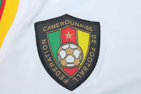 Cameroon Logo, Cameroon 2002 Away Short-Sleeve Sleeveless Kit