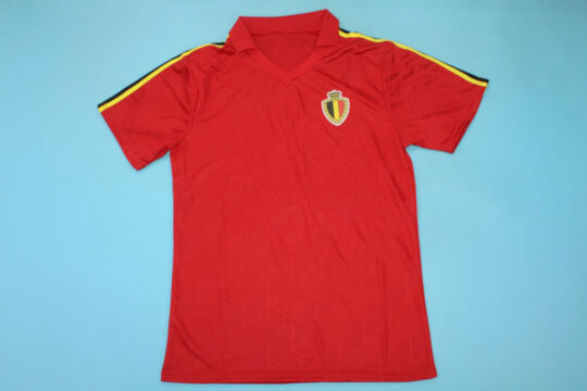 Shirt Front, Belgium 1986 Home Short-Sleeve