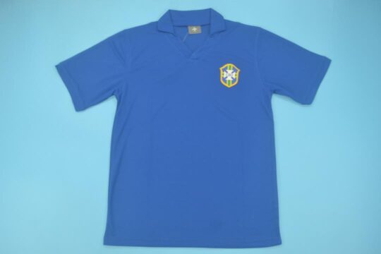 Shirt Front, Brazil 1956 Away Short-Sleeve Kit/Jersey