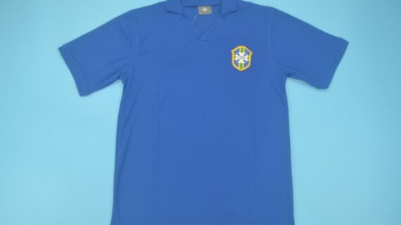 Shirt Front, Brazil 1956 Away Short-Sleeve Kit/Jersey