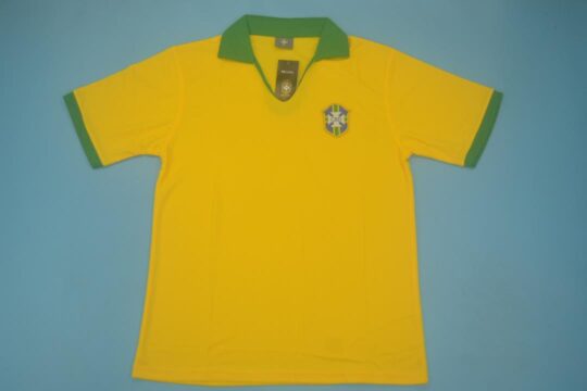 Shirt Front, Brazil 1956 Home Short-Sleeve Kit/Jersey