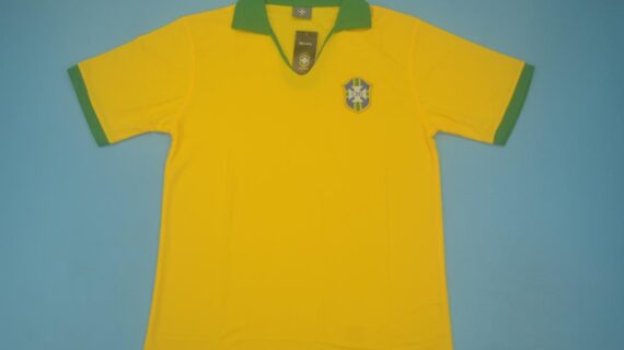 Shirt Front, Brazil 1956 Home Short-Sleeve Kit/Jersey