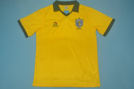 Shirt Front, Brazil 1986 Home Short-Sleeve Kit/Jersey