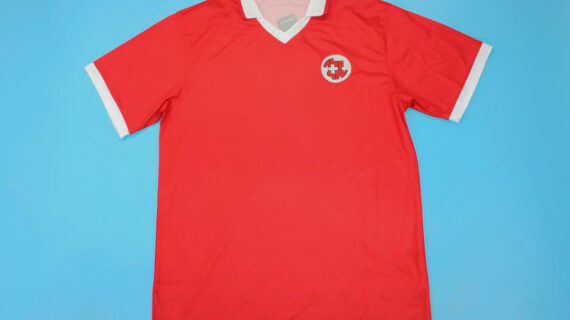 Shirt Front, Switzerland 1994-1996 Home Short-Sleeve Kit