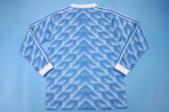 Shirt Back Blank, East Germany 1988-1990 Home Long-Sleeve Jersey/Kit
