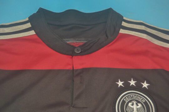 Collar Front Closeup, Germany 2014 Away Short-Sleeve Jersey/Kit
