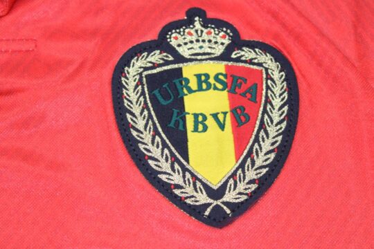 Belgium Emblem, Belgium 1994-1996 Home Short-Sleeve
