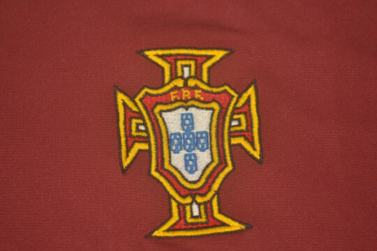 Shirt Portugal Logo, Portugal 2000-2002 Home Short-Sleeve Kit