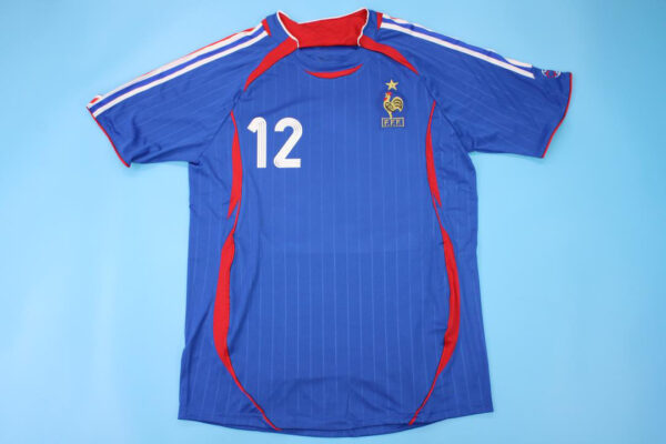 Henry Nameset Front, France 2006 Home Short-Sleeve Jersey/Kit