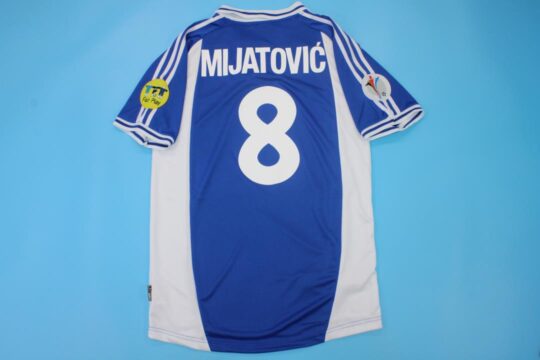 Mijatovic Nameset, Yugoslavia 2000 Home Short-Sleeve Kit