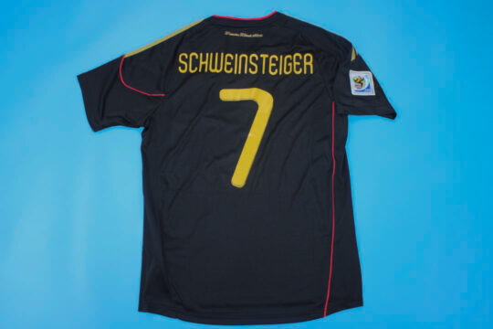 Schweinsteiger Nameset, Germany 2010 Away Short-Sleeve Kit Jersey