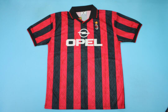 Shirt Front, AC Milan 1995-1996 Home Short-Sleeve Jersey