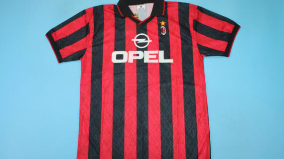 Shirt Front, AC Milan 1995-1996 Home Short-Sleeve Jersey