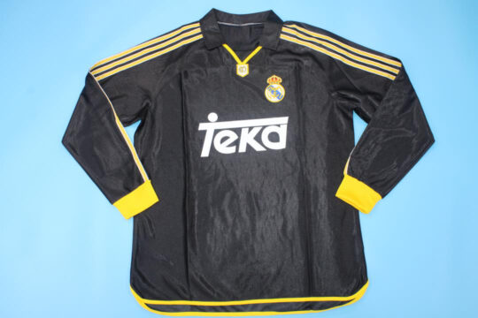 Shirt Front, Real Madrid 1999-2000 Home Long-Sleeve Jersey