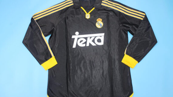 Shirt Front, Real Madrid 1999-2000 Home Long-Sleeve Jersey