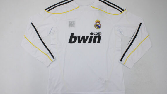 Shirt Front, Real Madrid 2009-2010 Home Long-Sleeve Jersey