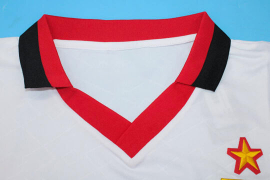 Shirt Collar Front, AC Milan 1993-1994 Away Final Short-Sleeve