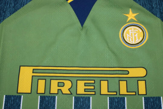 Shirt Front Closeup, Inter Milan 1995-1996 Third Short-Sleeve Kit-1996 Third Short-Sleeve Jersey