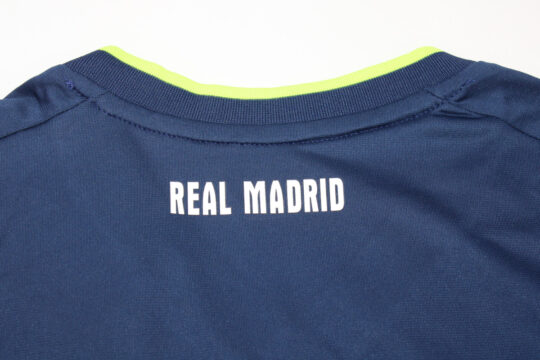 Shirt Collar Back, Real Madrid 2010-2011 Away Short-Sleeve Kit
