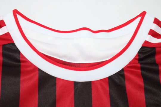 Shirt Collar Front, AC Milan 2011-2012 Home Long-Sleeve Jersey