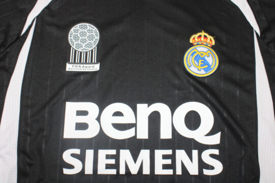 Shirt Front Closeup, Real Madrid 2006-2007 Away Long-Sleeve