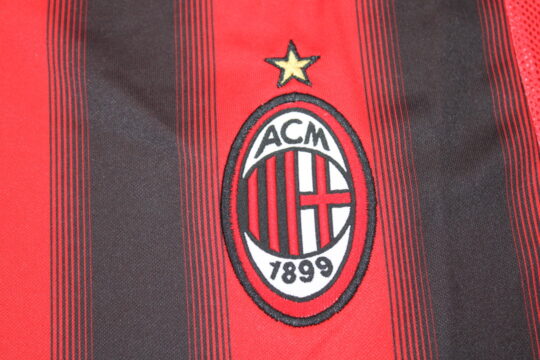 Shirt AC Milan Emblem, AC Milan 2004-2005 Home Long-Sleeve Jersey