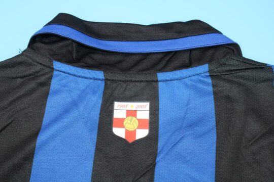 Shirt Collar Back, Inter Milan 2007-2008 Home Short-Sleeve Jersey