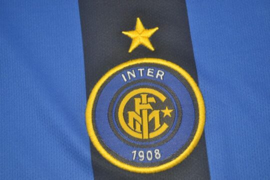 Shirt Inter Emblem, Inter Milan 2002-2003 Home Short-Sleeve Jersey