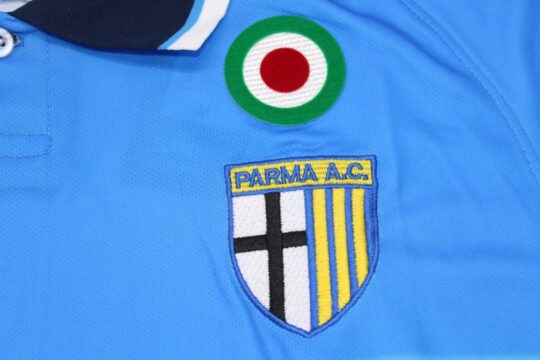 Shirt Parma Logo, Parma 1999-2000 Goalkeeper Home Short-Sleeve Kit