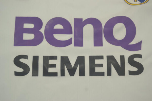 Shirt Sponsor, Real Madrid 2006-2007 Home Long-Sleeve