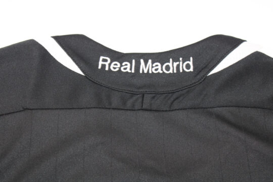 Shirt Collar Back, Real Madrid 2006-2007 Away Short-Sleeve