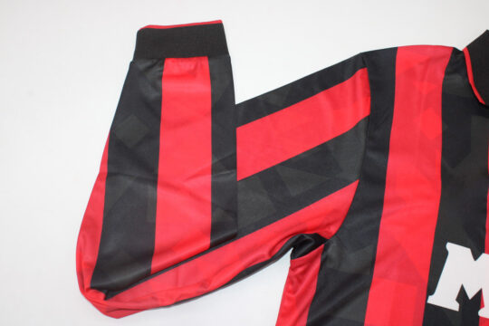 Shirt Sleeve, AC Milan 1993-1994 Home Long-Sleeve