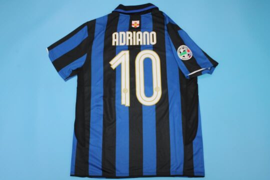 Adriano Nameset, Inter Milan 2007-2008 Home Short-Sleeve Jersey