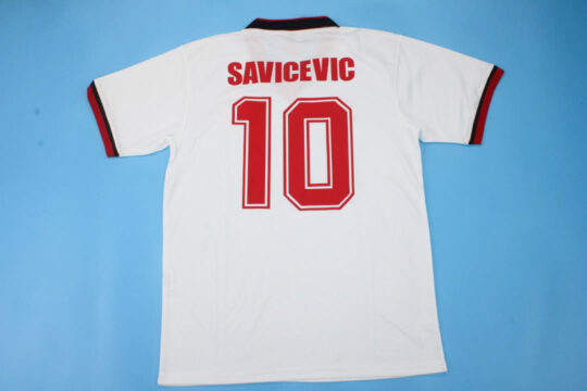 Savicevic Nameset, AC Milan 1993-1994 Away Final Short-Sleeve