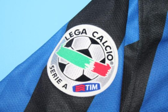 Serie A Patch, Inter Milan 2007-2008 Home Short-Sleeve Jersey