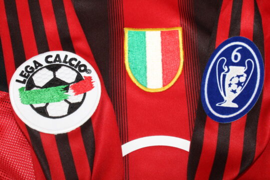 Shirt Patches, AC Milan 2004-2005 Home Long-Sleeve Jersey