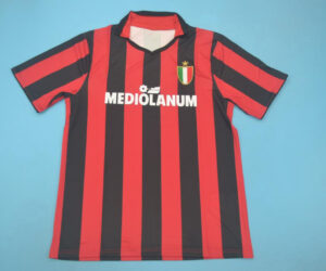 Shirt Front, AC Milan 1988-1989 Home Short-Sleeve Jersey, Kit
