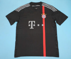 Shirt Front - Bayern Munich 2014-2015 Third Black Short-Sleeve Kit