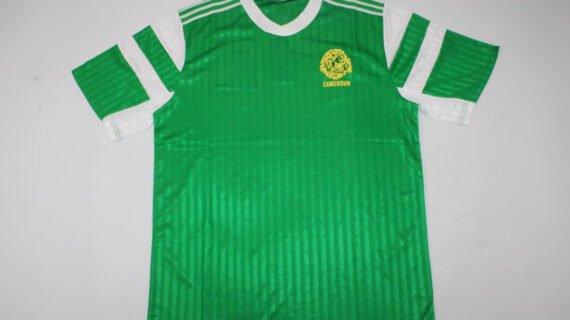 Shirt Front, Cameroon 1990-1993 Home Short-Sleeve Sleeveless Kit