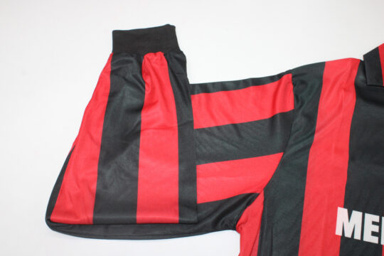 Shirt Sleeve, AC Milan 1988-1989 Home Short-Sleeve Jersey, Kit