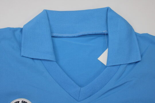 Shirt Collar Front, Napoli 1986-1987 Home Long-Sleeve Jersey