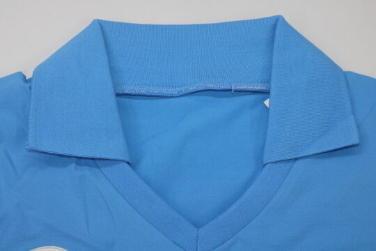 Shirt Collar Front, Napoli 1988-1989 Home Long-Sleeve Jersey