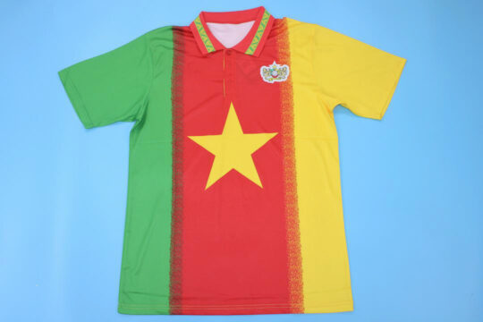Shirt Front, Cameroon 1994 Home Short-Sleeve Jersey
