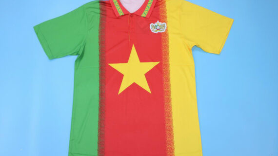 Shirt Front, Cameroon 1994 Home Short-Sleeve Jersey