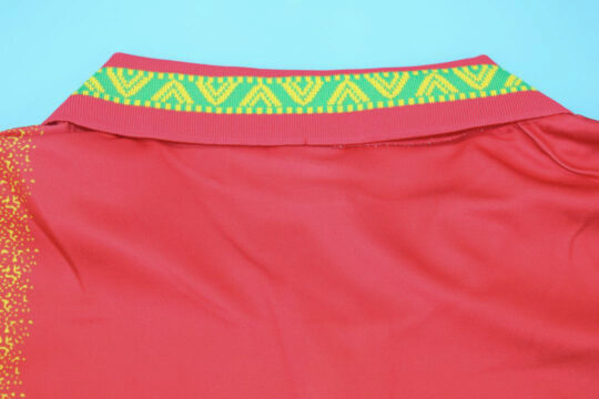 Shirt Collar Back, Cameroon 1994 Home Short-Sleeve Jersey