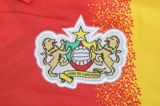 Shirt Cameroon Emblem, Cameroon 1994 Home Short-Sleeve Jersey