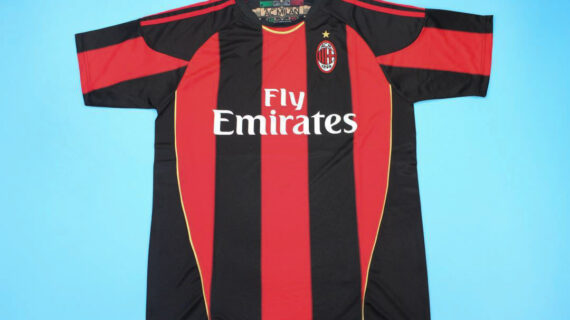 Shirt Front - AC Milan 2010-2011 Home Short-Sleeve Jersey