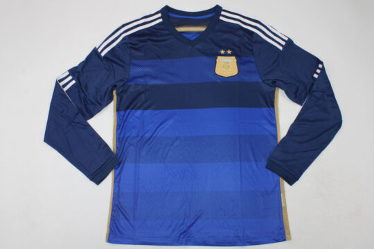 Shirt Front - Argentina 2014 Away Long-Sleeve Jersey